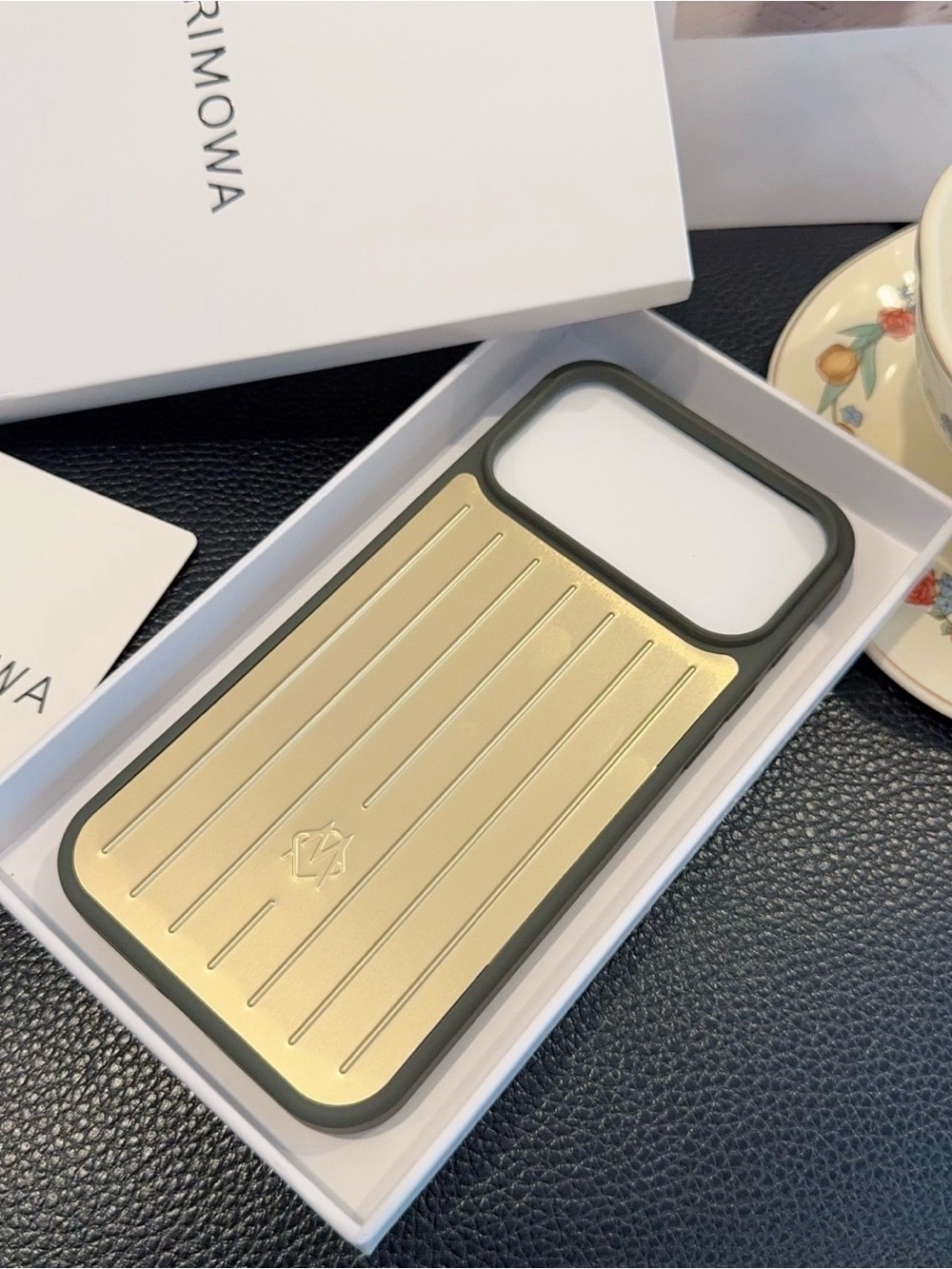 RIMOWA Gold Phone Case for Smartphones - iPhone 17 pro max